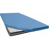 JANINE Topper-Spannbetttuch 5001 Jersey 90 x 200 - 100 x 220 cm blau
