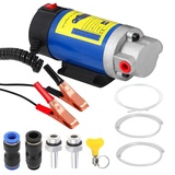 QLOUNI 12V 100W Ölabsaugpumpe Elektrisch Diesel Absaugpumpe 2-3L/min Ölwechselpumpe für Motorölwechsel Ölpumpe für Auto, Motorrad, Boot, LKW, Wohnmobil