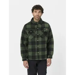 Funktionshemd DICKIES "Dickies Workwear Hemden PORTLAND SHIRT", Herren, Gr. XXL, Normalgrößen, grün, Oberstoff: 100% Polyester; Futter: 100% Polyester; Füllung: 100% Polyester, Hemden