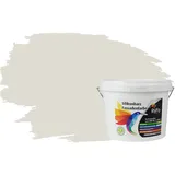 RyFo Colors Fassadenfarbe Silikonharz Fassadenfarbe Weißgrau 3l, 1 L ca. 6 m2, Wasserabweisend, diffusionsfähig, schützt vor Schmutz, Algen, Pilzen grau