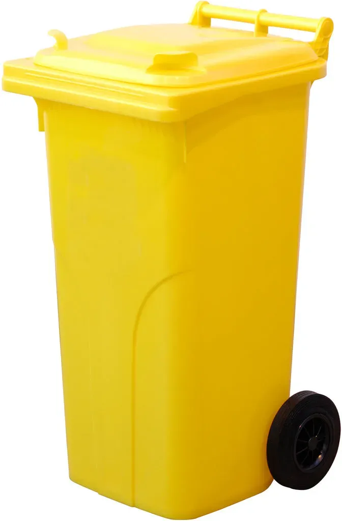 Abfall- und Wertstoffsammelbehälter / 2-Rad Container (F) -  grün / grün / 480