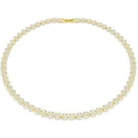 Swarovski Una Angelic Halskette Rundschliff Klein Weiß