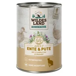 WILDES LAND Adult 6x400g Ente & Pute