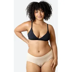 Periodenunterwäsche Hohe Taille Starke Blutung Ecowoman schwarz|beige 3XL / GB 42