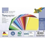 folia Tonpapier DIN A5, 100 Blatt