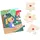 Vilac Set mit 4 Puzzles aus Holz Goldschnalle