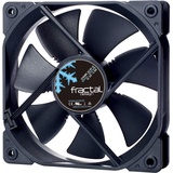 Fractal Design Dynamic X2 GP-12 Computer Fan - Silent Fan - High Airflow – 120x120x25 mm – 1200RPM – FDB-Bearings – Trip Wire - Aerodynamically shaped struts – 12v - Black Edition (Single)