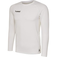 Hummel First Performance Jersey L/S Shirt, Weiß, XXL