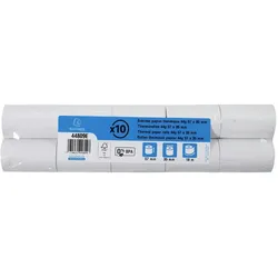Exacompta Thermorolle für Kartenzahlung 57x35mm, 1-lagig 44g/m2 BPA-frei