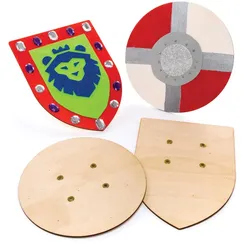 Holzschilde (pro Set 2) Basteln mit Holz