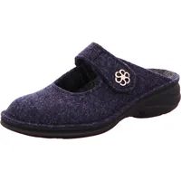 FinnComfort Brig Darkblue (Dunkelblau) - offener Hausschuh - Marken, Blau für Damen, blau, Größe 42 EU