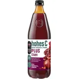 hohes C PLUS Eisen (1 x 1l), 100% Saft, Apfel, Himbeere, Granatapfel, Vitamin C, PLUS an Eisen, ohne Zuckerzusatz, vegan, mit recyceltem PET