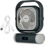 Medion E10 TF 20 cm Tischventilator Grau