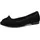 TAMARIS Damen, Ballerina Leder flach, schwarz, 37 EU