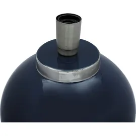 Kayoom Tischleuchte "Art", blau dunkelblau Eisen B/H/L: ca. 28x38,5x28 cm E27 1 Brennstellen Ø Dunkelblau, Silber