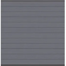 Traumgarten SYSTEM WPC Zaunfeld-Set anthr. Anthr.Leiste