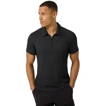 super.natural Light Air Zip Polo schwarz S