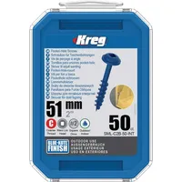 Kreg Pocket-Hole Schrauben 51 mm, Blue-Kote Maxi-Loc, Grobgewinde, -