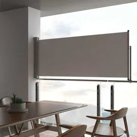 vidaXL Ausziehbare Seitenmarkise 100 x 300 cm grau 45186