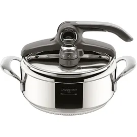 Lagostina Diva 22 cm 3,5 l Pfanne + Kochtopf silber