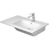 Duravit ME by Starck Möbel-Waschtisch 2346830000 830x490mm, Becken rechts, mit Überlauf, 1 Hahnloch, weiß