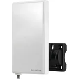 Telestar Antenna 3 LTE – Aktive DVB-T2 Antenne (für Innen- und Außenbereich, geeignet für DVB-T2, DAB+, UKW, Full HD, LTE Filter, 28 dB Verstärkung) – Weiß
