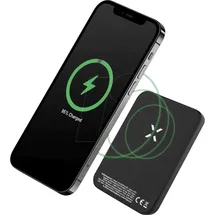 FIXED MagZen mit drahtlosem Laden und Magsafe-Unterstützung 6 000 mAh, schwarz