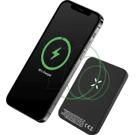 FIXED MagZen mit drahtlosem Laden und Magsafe-Unterstützung 6 000 mAh, schwarz