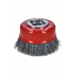 Topfbürste X-LOCK Clean for Metal, 75mm, 0,3mm, gewellter Stahldraht