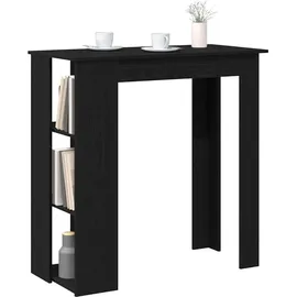 vidaXL Bartisch 102 x 50 x 103,5 cm Schwarz