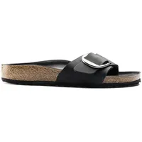 Birkenstock Madrid Big Buckle Oiled Natural Leather Sandalen - Black - EU 39