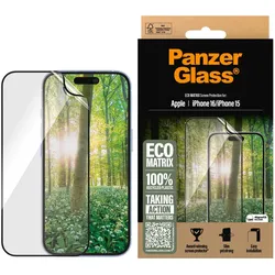 PANZERGLASS Displayschutzfolie "ECO MATRIX Screen Protection", transparent, B:11,00cm H:1,20cm T:19,50mm, Displayfolien, Displayschutz, Schutzfolie, Bildschirmschutz, kratz- & stoßfest