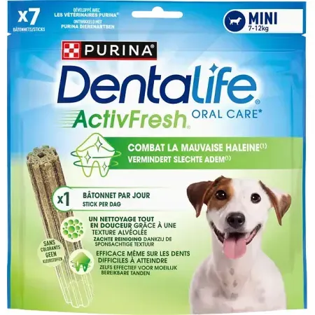 Dentalife Activfresh Für Die Tägliche Mundhygiene Sticks Kleiner Hund 7 Sticks 115g