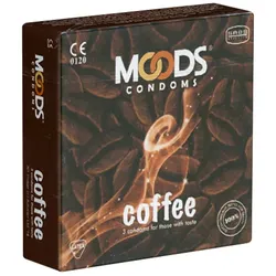 «Coffee Condoms» Kondome mit Kaffee-Aroma für Genießer (3 Kondome) 3 St