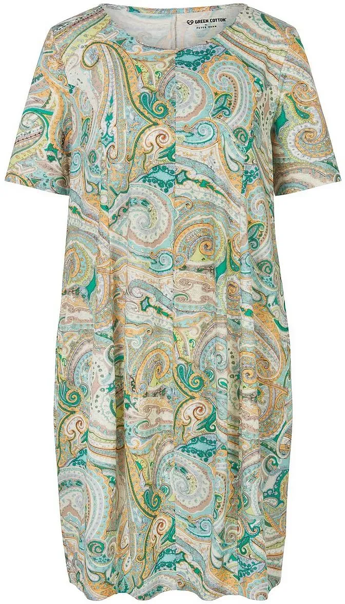 Jersey-Kleid Oda Green Cotton weiss, 46