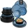 luxuskollektion Steingut Tafelservice 24-tlg. 6 Personen Blau
