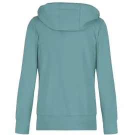TRIGEMA Damen, Kapuzen-Sweatjacke mit Reißverschluss Seegras XL, - XL
