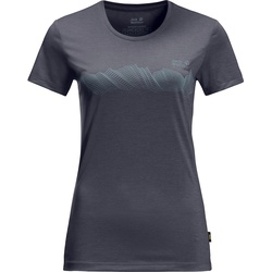 Jack Wolfskin Crosstrail Graphic T Women | T-Shirt  Graphite XS