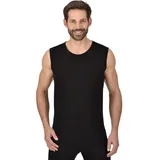 TRIGEMA Unterhemd "TRIGEMA Trägershirt aus Merinowolle", Herren, Gr. XXL, 1 Stk., US-Größen, schwarz, 80% Wolle (Merinowolle), 20% Polyamid, Unterhemden