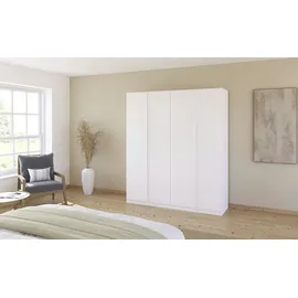 Rauch Drehtürenschrank Monostar 181 x 210 x 54 cm Weiß