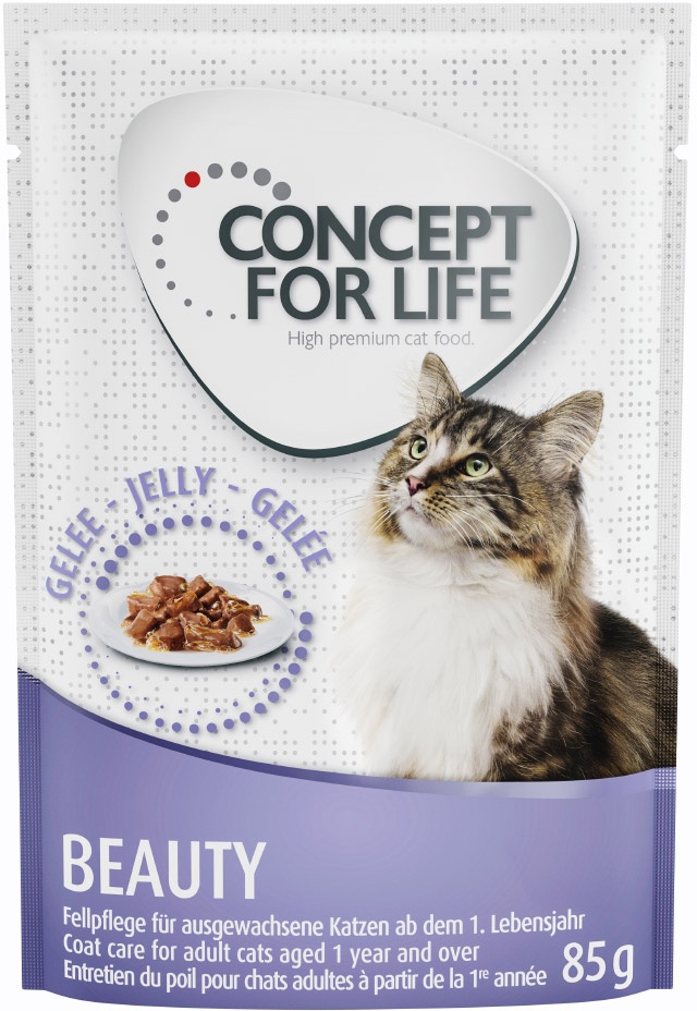 12x85g Beauty in Gelee Concept for Life Katzenfutter nass