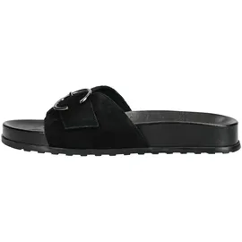 Paul Green "Paul Green Pantoletten Veloursleder", Damen, Gr. 41, schwarz, Veloursleder, Schuhe Pantolette
