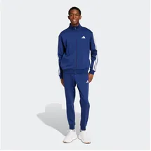 adidas 3 Stripes Fleece Trainingsanzug Dunkelblau L