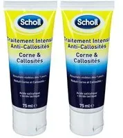 Scholl Traitement Intensif Anti-Callosités Crème 2x75 ml