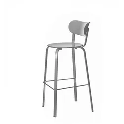 Lapalma Stil S49 Barhocker 75cm | grau lackiert