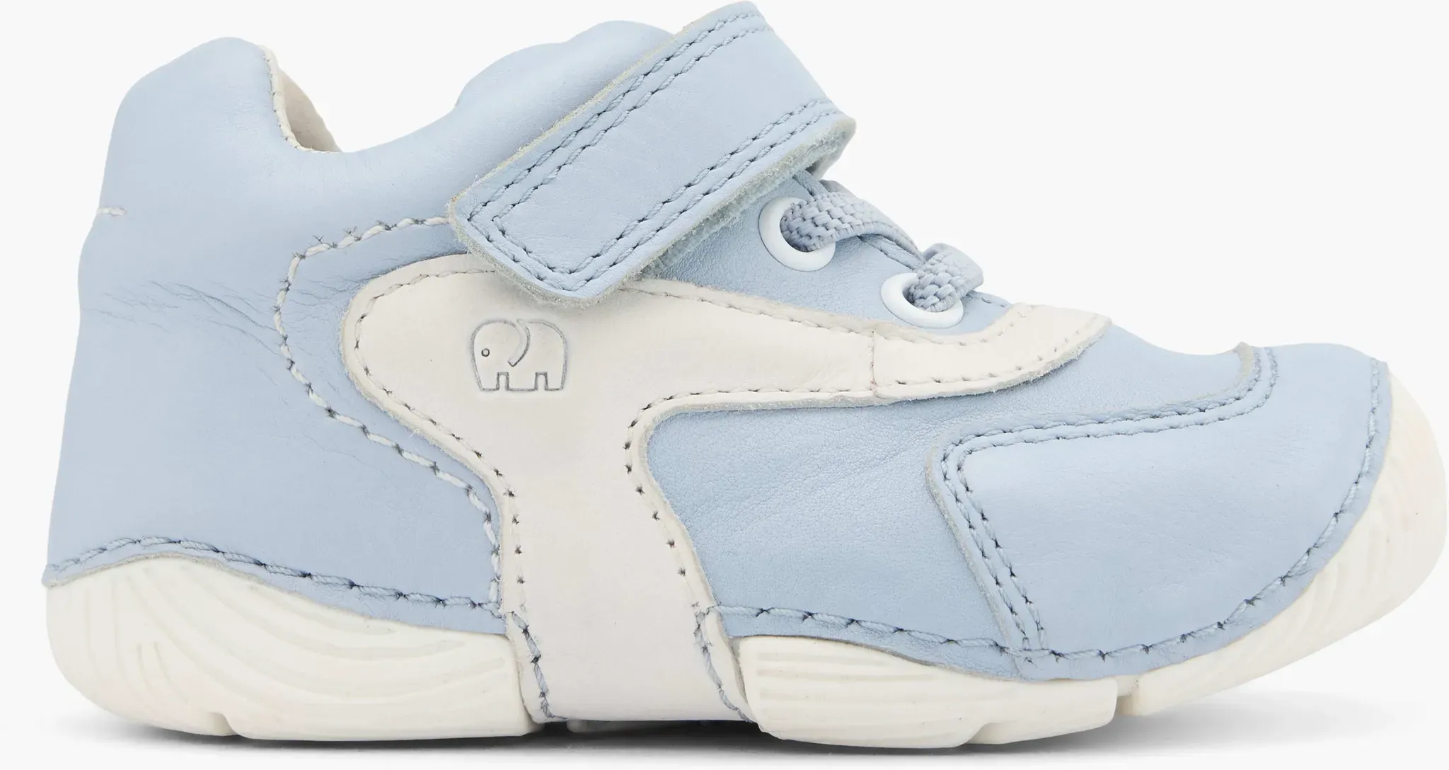 elefanten Jun Sneaker Hellblau, Kinder, Größe: 19, Material: Leder - elefanten Jun Sneaker Hellblau, Kinder, Größe: 19, Material: Leder - unisex - Hellblau