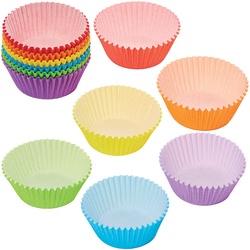 Regenbogenfarben-Party-Cupcake-Förmchen (pro Set 102) Partyzubehör