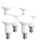 Luminea LED-Spot 6er-Set E14 5 W tageslichtweiß