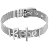 Steel_art Mesh Armkette für Frauen Mesh Armband Hope poliert in silberfarben poliert | Gr.: onesize