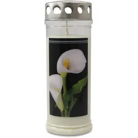 Jeka Calla Grabkerze 75 x 210 mm weiß